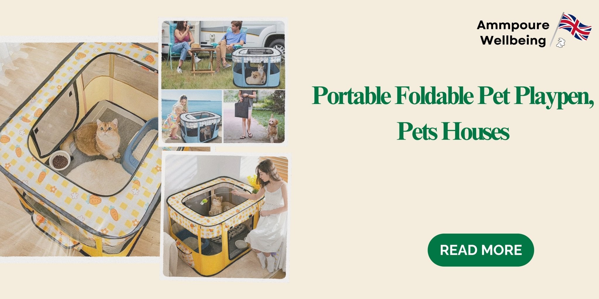 The Ultimate Guide to the Portable Foldable Pet Playpen: A Must-Have for Pet Owners - Ammpoure Wellbeing