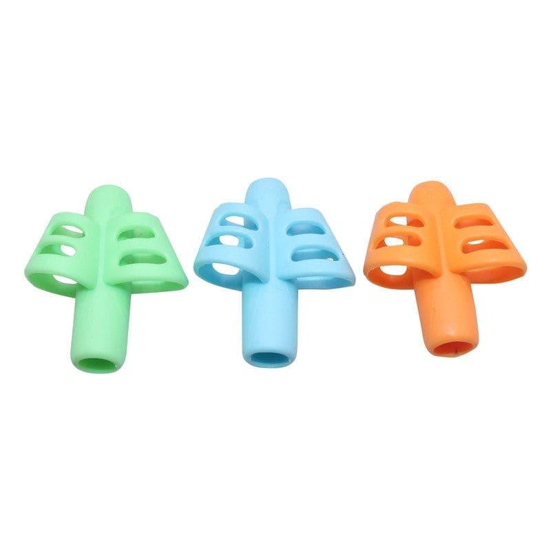 1 - 3 Pcs Children Writing Pencil Pen Holder Kids Learning Practise Silicone Pen Aid Posture Correction Device for Students - Ammpoure Wellbeing