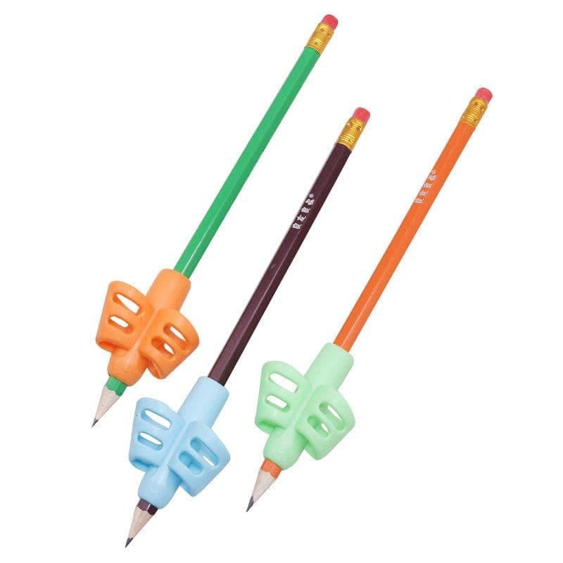 1 - 3 Pcs Children Writing Pencil Pen Holder Kids Learning Practise Silicone Pen Aid Posture Correction Device for Students - Ammpoure Wellbeing