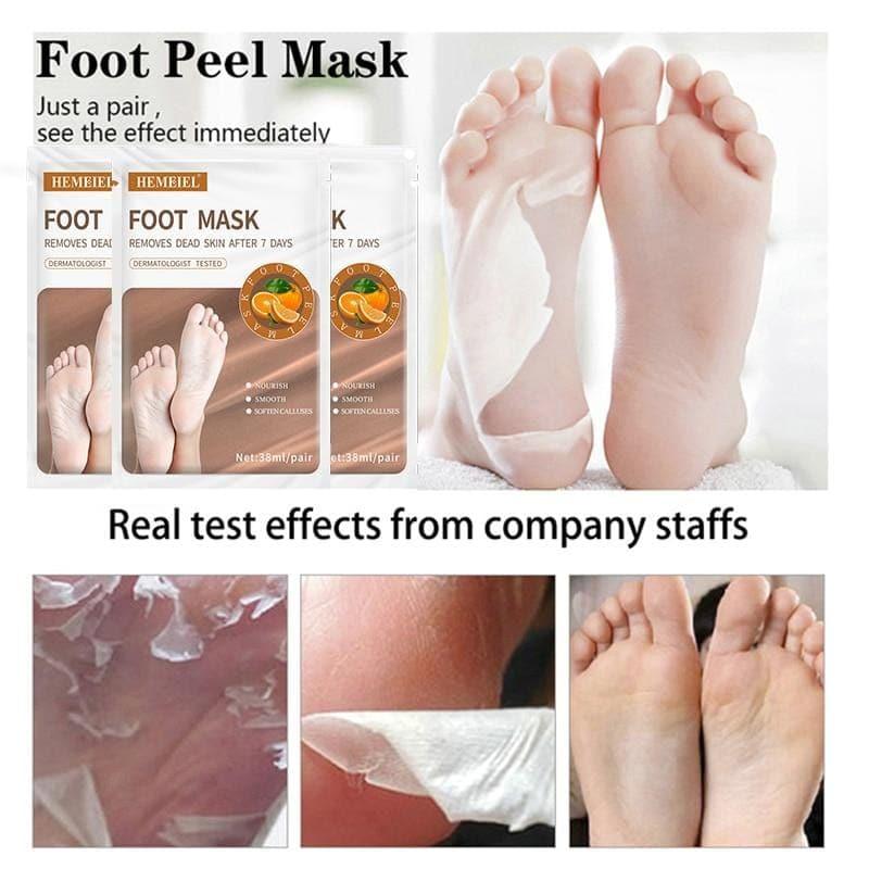 1 Pair Feet Mask Peel Moisturizing Mask, Vitamin C - Ammpoure Wellbeing