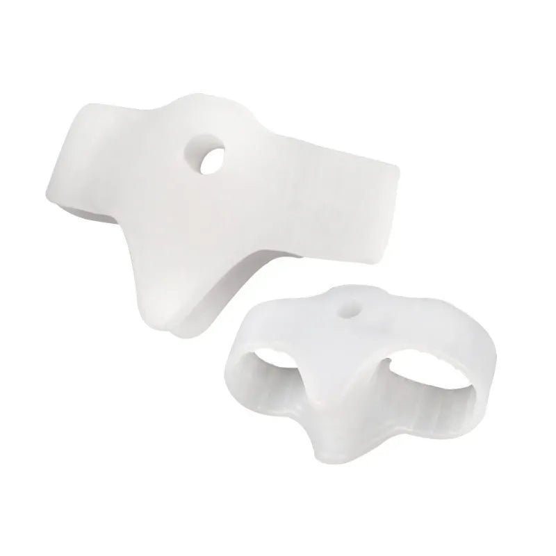 1 pair Silicone Toe Spreader Separator Bunion Hallux Valgus Corrector Thumb Finger Correction Straightener Foot Care Tool - Ammpoure Wellbeing