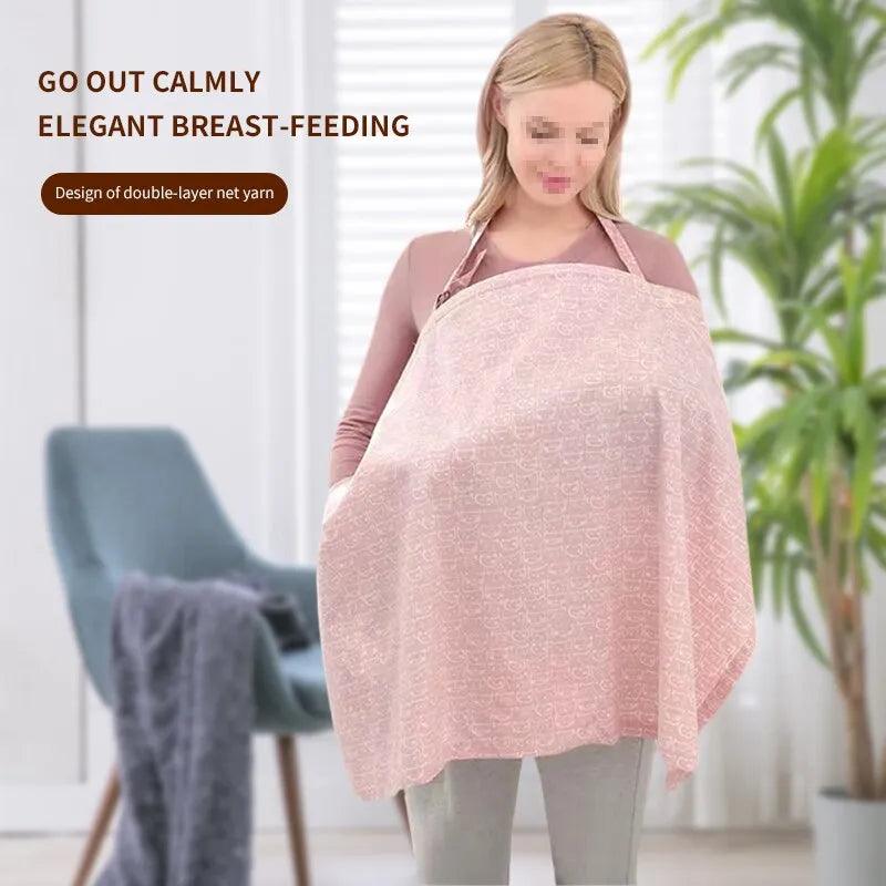 1 PCS Outdoor Nursing Towel Antilight Masking Coat Multifunctional Cover Cape Breathable And Thin In Summer - Ammpoure Wellbeing