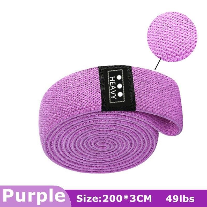 105lb Long Resistance Loop Band Set Unisex Fitness Yoga Elastic Bands Hip Circle Thigh Squat Band Workout Gym Equipment for Home - Ammpoure Wellbeing