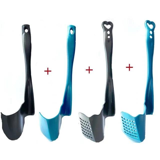 1/2/4pc Rotating Spatula for Kitchen Thermomix TM5/TM6/TM31 Removing Portioning Food Multi - function Rotary Mixing Drums Spatula - Ammpoure Wellbeing