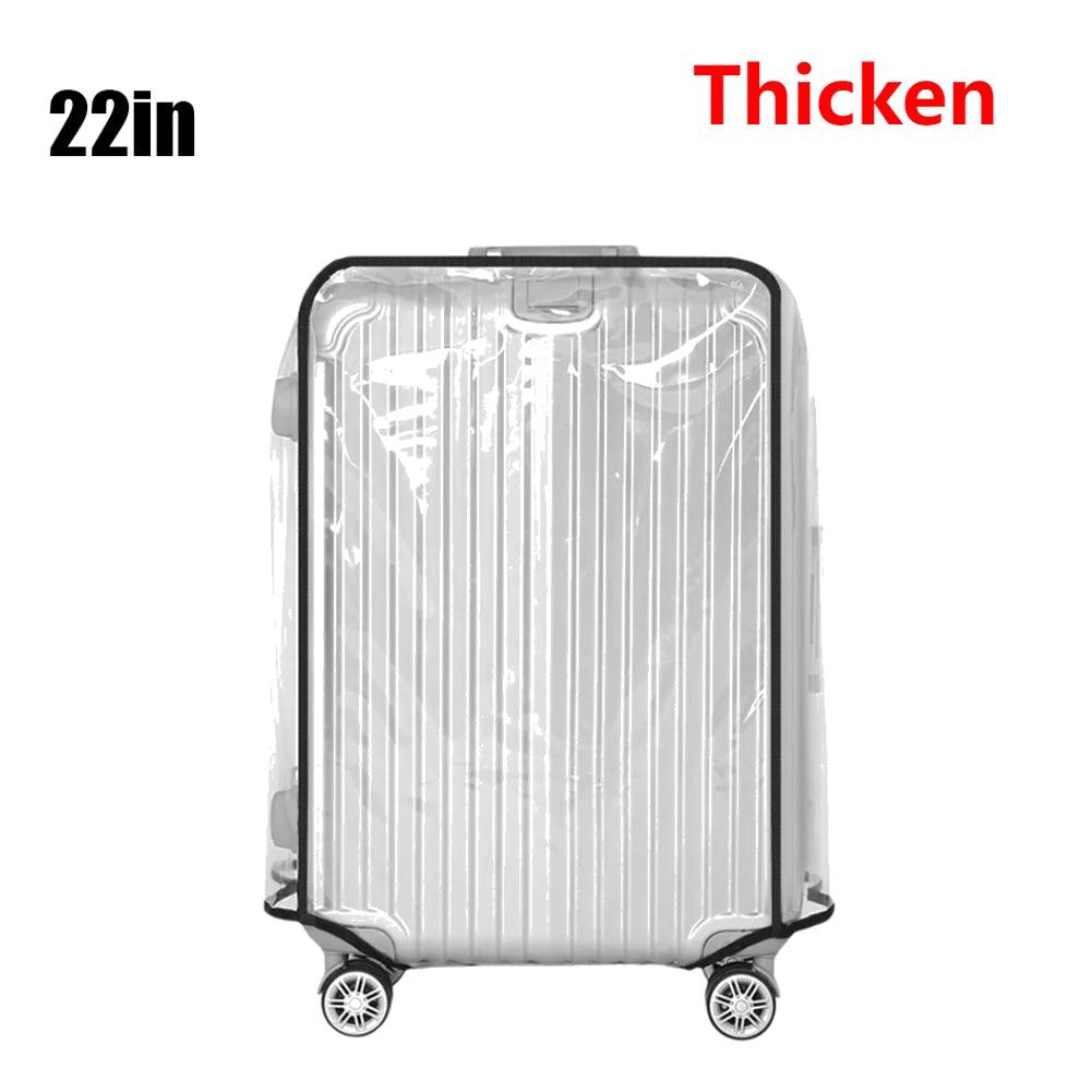 18 - 30inch Transparent Luggage Protector Cover Waterproof Suitcase Protector Cover Rolling Luggage Suitcase Cover Dustproof Cover - Ammpoure Wellbeing