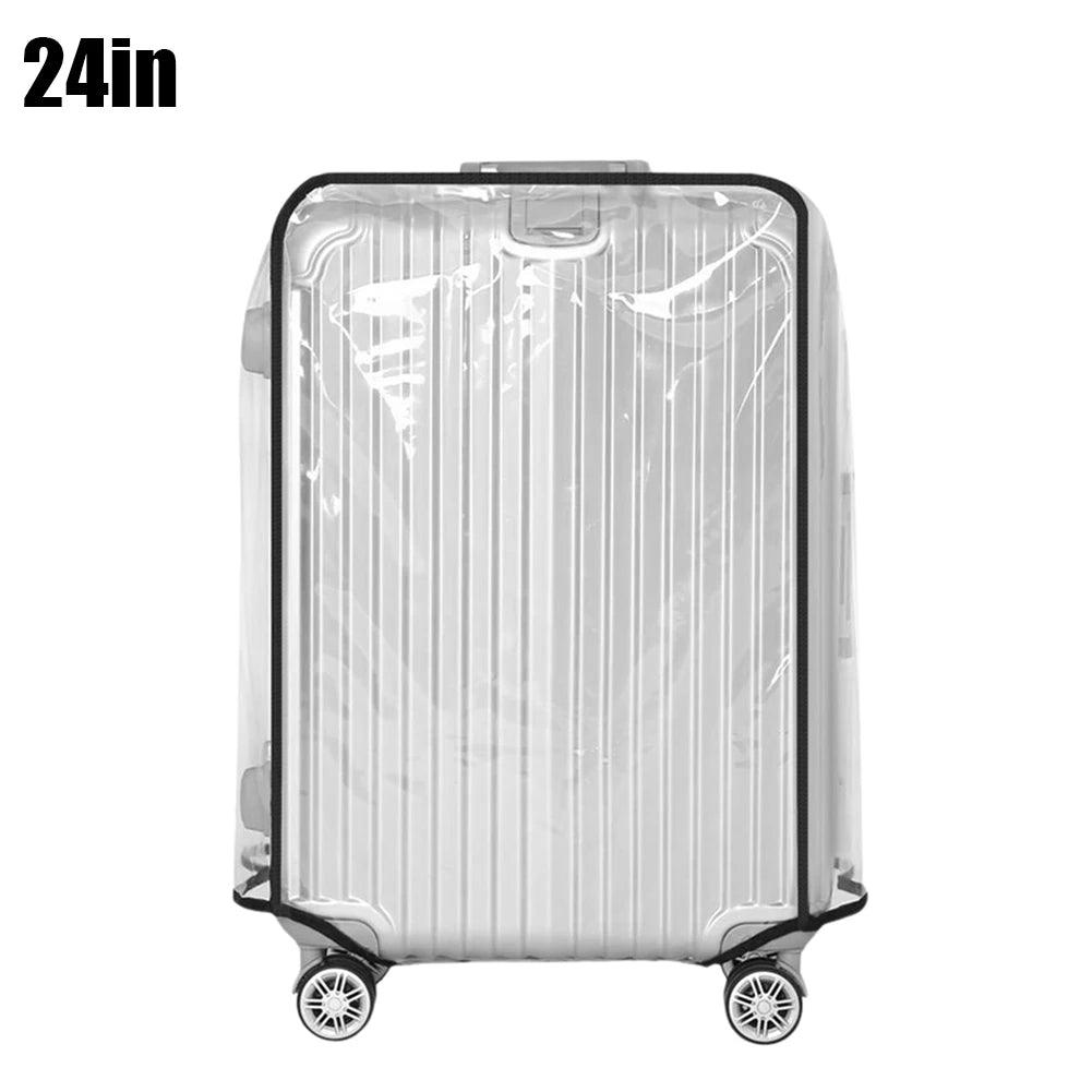 18 - 30inch Transparent Luggage Protector Cover Waterproof Suitcase Protector Cover Rolling Luggage Suitcase Cover Dustproof Cover - Ammpoure Wellbeing