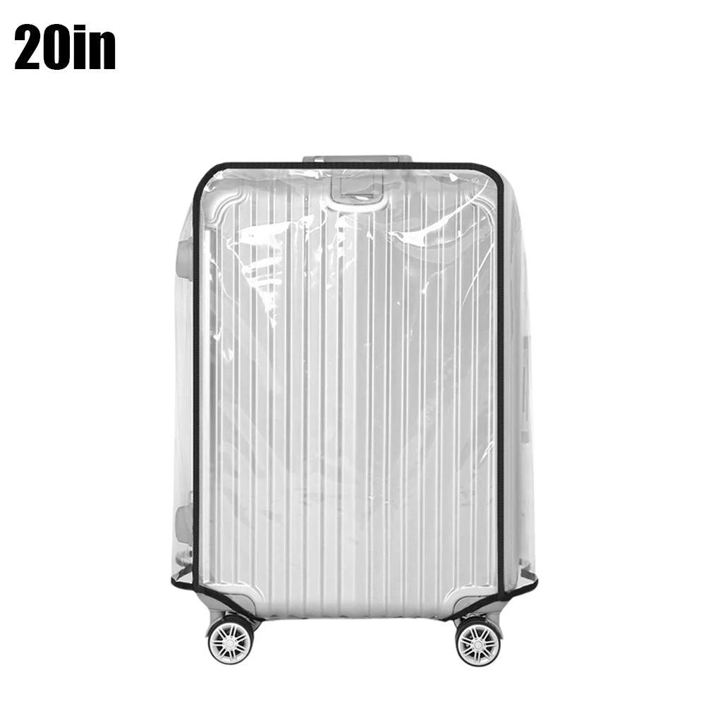 18 - 30inch Transparent Luggage Protector Cover Waterproof Suitcase Protector Cover Rolling Luggage Suitcase Cover Dustproof Cover - Ammpoure Wellbeing