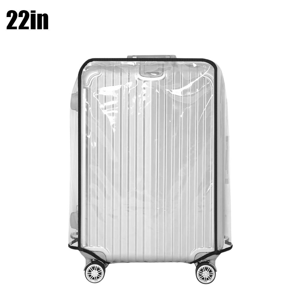 18 - 30inch Transparent Luggage Protector Cover Waterproof Suitcase Protector Cover Rolling Luggage Suitcase Cover Dustproof Cover - Ammpoure Wellbeing