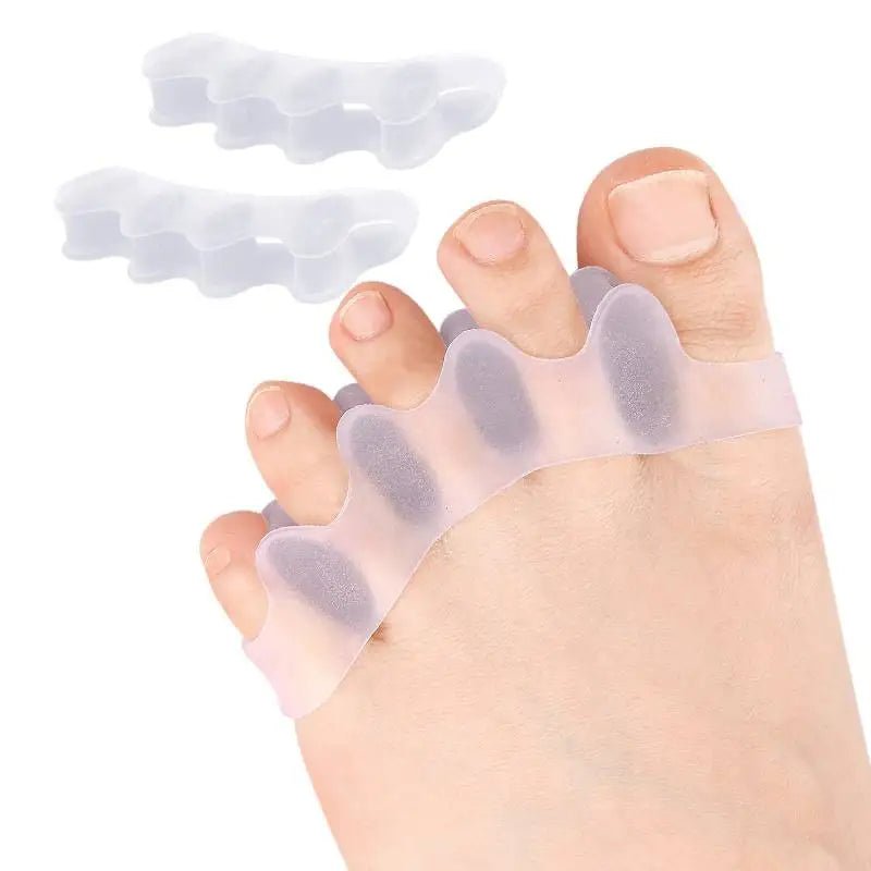 1pair New Protective Toes Separator Suitable Bunion Corrector Material Soft Gel Straightener Spacers Stretchers Care Tool - Ammpoure Wellbeing