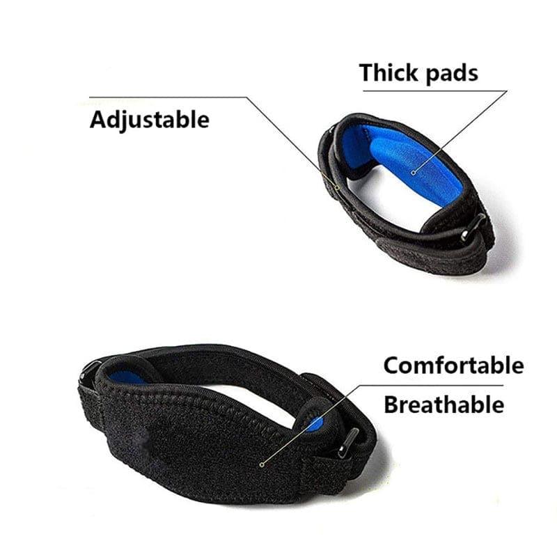 1pc Adjustable Elbow Support Basketball Tennis Golf Elbow Support Strap Elbow Pads Lateral Pain Syndrome Epicondylitis Braces - Ammpoure Wellbeing