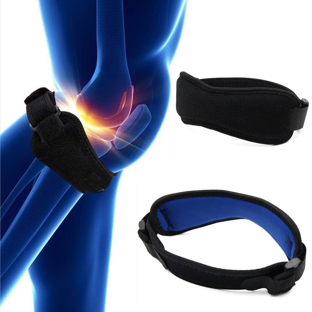 1pc Adjustable Knee Pad Knee Pain Relief Patella Stabilizer Brace Support for Hiking Basketball Running Tennis Sport Outdoor - Ammpoure Wellbeing