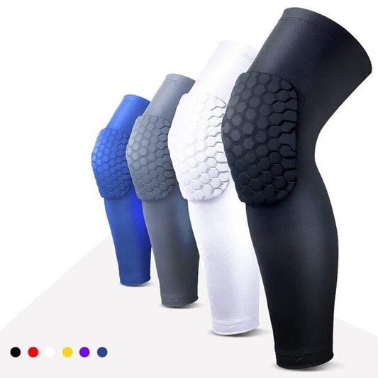 1PC Basketball Knee Pads Protector Compression Sleeve Honeycomb Foam Brace Kneepad Fitness Gear Volleyball Support - Ammpoure Wellbeing