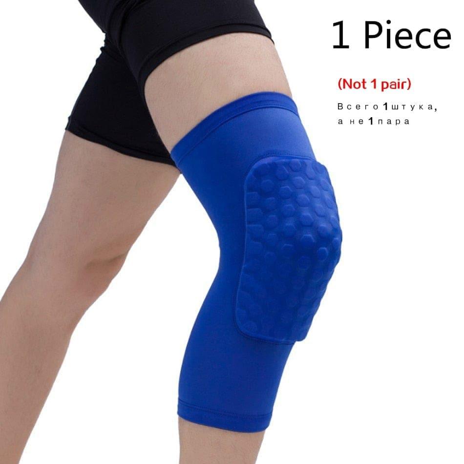 1PC Basketball Knee Pads Protector Compression Sleeve Honeycomb Foam Brace Kneepad Fitness Gear Volleyball Support - Ammpoure Wellbeing