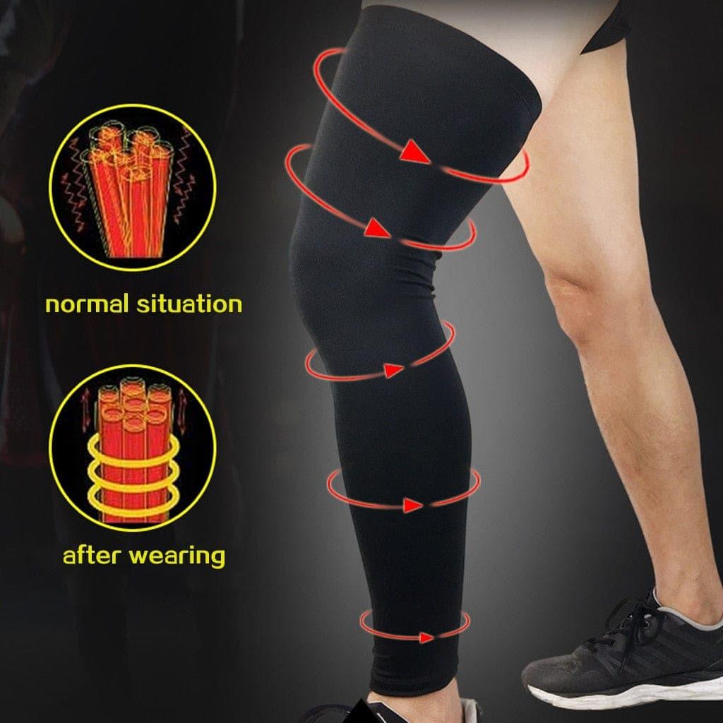 1PC Compression Sleeves Knee Pads for Men Basketball Brace Elastic Kneepad Protective Gear Support Volleyball Support - Ammpoure Wellbeing