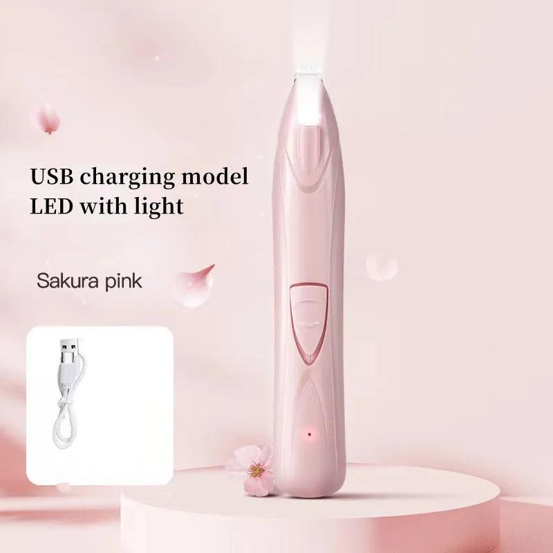 1pc Electric Pet Clippers Cats Dog Foot Hair Trimmer USB Charging Pet Paw Hair Clipper Shaver Grooming Machine Pets Products - Ammpoure Wellbeing