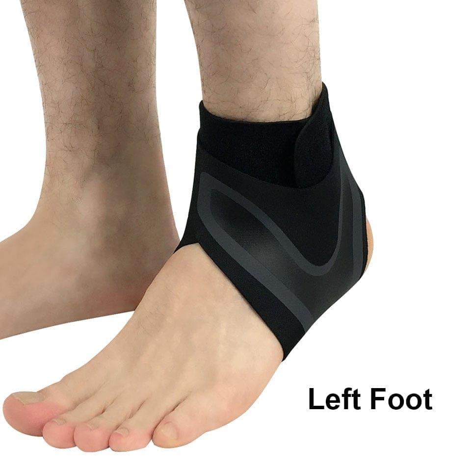 1PC Right Left Foot Ankle Protector Sports Ankle Support Elastic Ankle Brace Guard Foot Support Sports Gear - Ammpoure Wellbeing