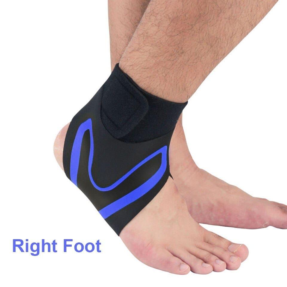 1PC Right Left Foot Ankle Protector Sports Ankle Support Elastic Ankle Brace Guard Foot Support Sports Gear - Ammpoure Wellbeing