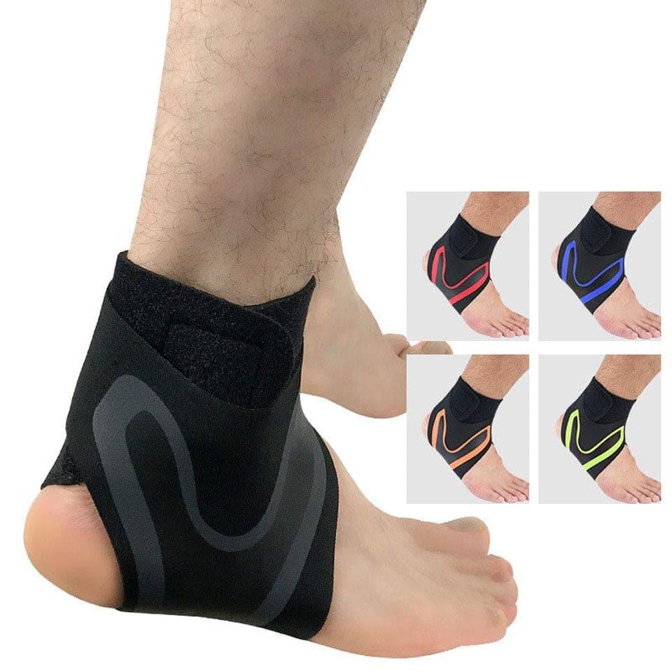 1PC Right Left Foot Ankle Protector Sports Ankle Support Elastic Ankle Brace Guard Foot Support Sports Gear - Ammpoure Wellbeing