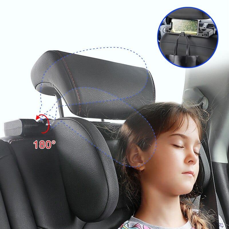 1pcs Car Seat Headrest Pillow Travel Rest Sleeping Headrest Support Solution Car Accessories Interior U Shaped Pillow For Kids - Ammpoure Wellbeing