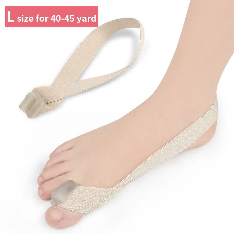 1Pcs Hallux Valgus Corrector Thumb Toe Separator Tension Strap Pain Relief Toe Finger Separator Toe Splint Straightener Tool - Ammpoure Wellbeing