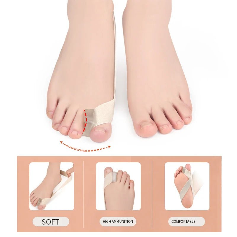 1Pcs Hallux Valgus Corrector Thumb Toe Separator Tension Strap Pain Relief Toe Finger Separator Toe Splint Straightener Tool - Ammpoure Wellbeing