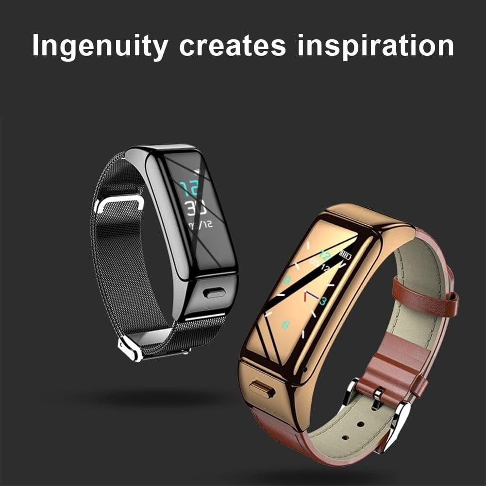 2 - in - 1 Smart Watch - Bluetooth Earphone with Heart Rate Monitor - Ammpoure Wellbeing