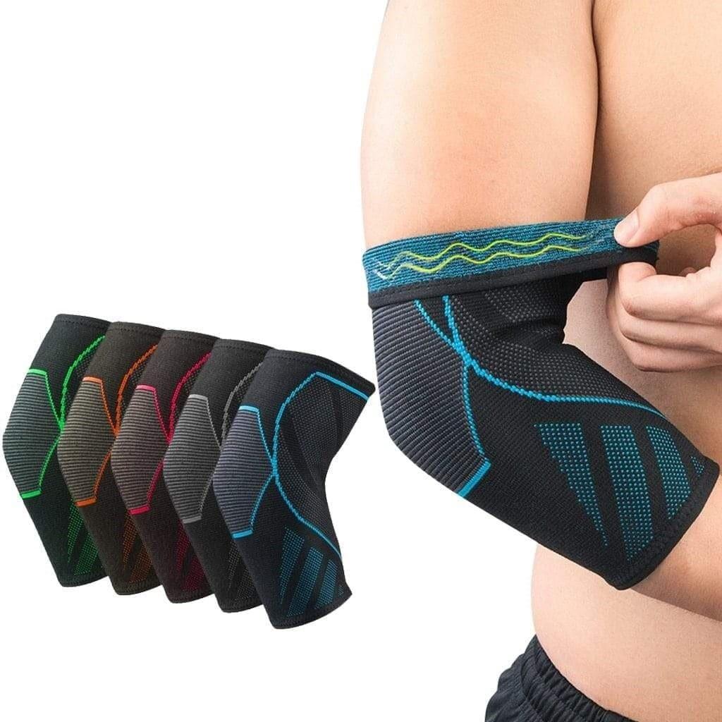2 pieces Compression Elbow Support Brace for Men Women (Arm Sleeves) - Ammpoure Wellbeing