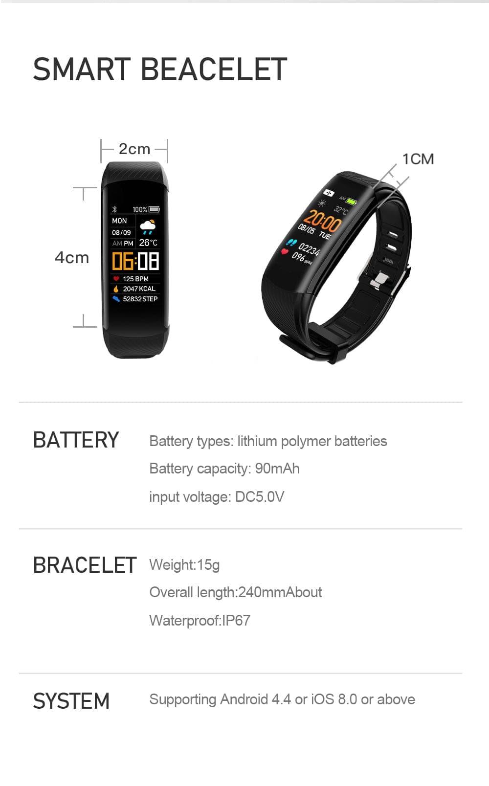 2021 Smart Watch Men Women Sport Smartwatch Fitness Tracker Watch For Android iOS Heart Rate Monitor Electronic Clock Waterproof - Ammpoure Wellbeing