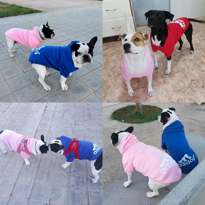 2024 Winter Pet Dog Clothes Dogs Hoodies Fleece Warm Sweatshirt Small Medium Large Dogs Jacket Clothing Pet Costume Dogs Clothes - Ammpoure Wellbeing