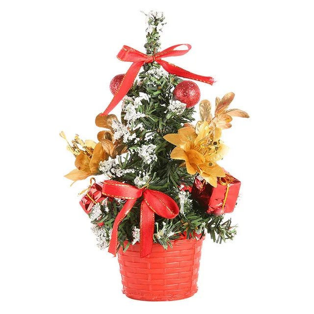 20/30/40cm Christmas Tree Home Bedroom Party Decorations Artificial Christmas Tree Children DIY Handicraft 2023 New Year Gift - Ammpoure Wellbeing