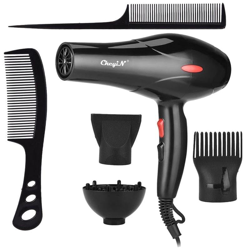 2200W Professional Hair Dryers Strong Power Blow Dryer Barber Salon Styling Tool With 3 Temperature 2 Speed Personal Care - Ammpoure Wellbeing