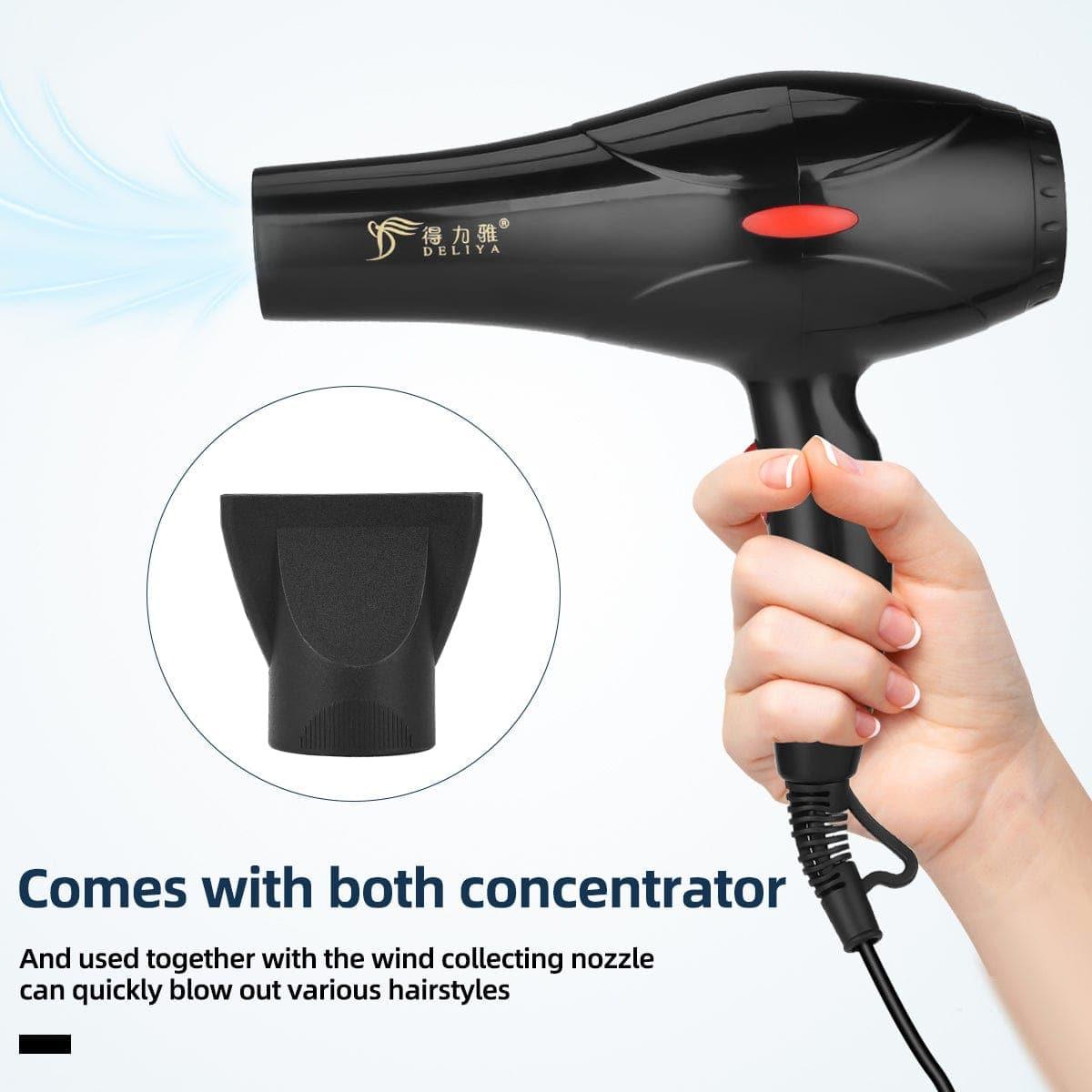 2200W Professional Hair Dryers Strong Power Blow Dryer Barber Salon Styling Tool With 3 Temperature 2 Speed Personal Care - Ammpoure Wellbeing