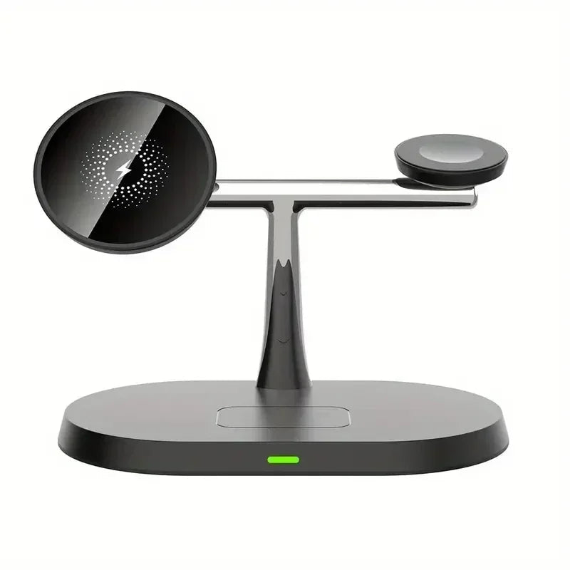 3 in 1 Magnetic Fast Wireless Charger Station For iPhone 16 15 14 13 Pro Max Apple Watch 9 8 Airprods Pro Macsafe Charging Stand - Ammpoure Wellbeing