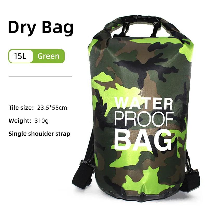 30L 15L Waterproof Dry Bags With Wet Separation Pocket Backpack For Kayaking Boating Swimming Outdoor Sports Bag XAZ9 - Ammpoure Wellbeing