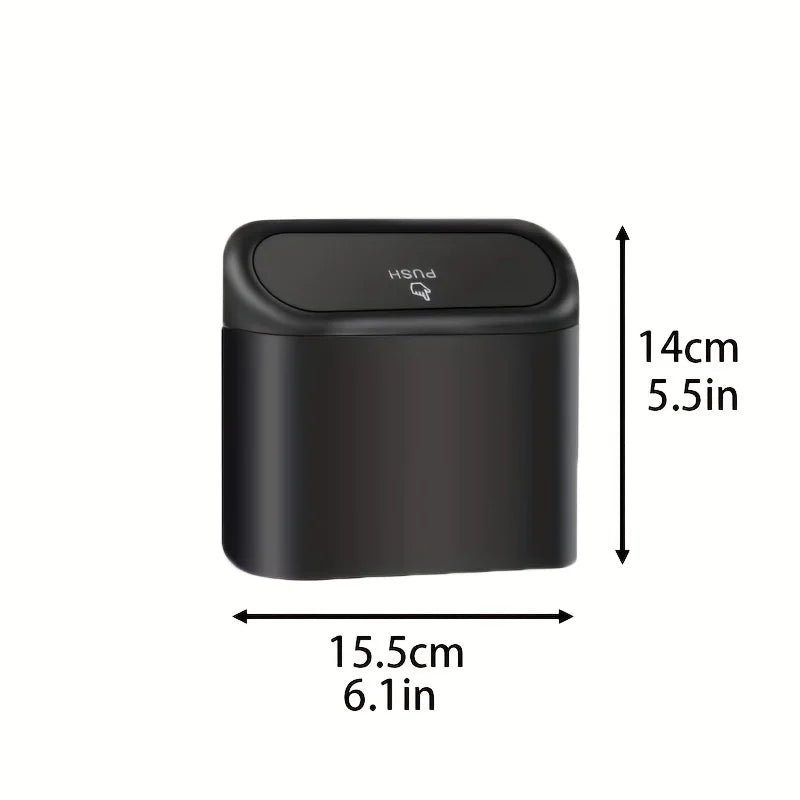 3Pcs Car trash can (with lid) contains 60 (300) garbage bags, small car trash can, leak - proof mini car accessories - Ammpoure Wellbeing