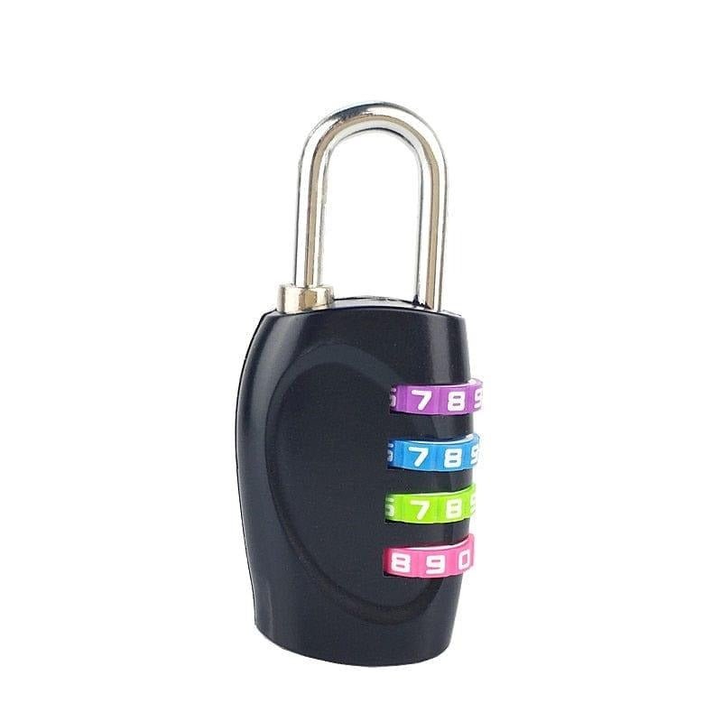 4 Dial Digit Password Lock Combination Suitcase Luggage Metal Code Password Locks Padlock Travel Safe Anti - Theft - Ammpoure Wellbeing