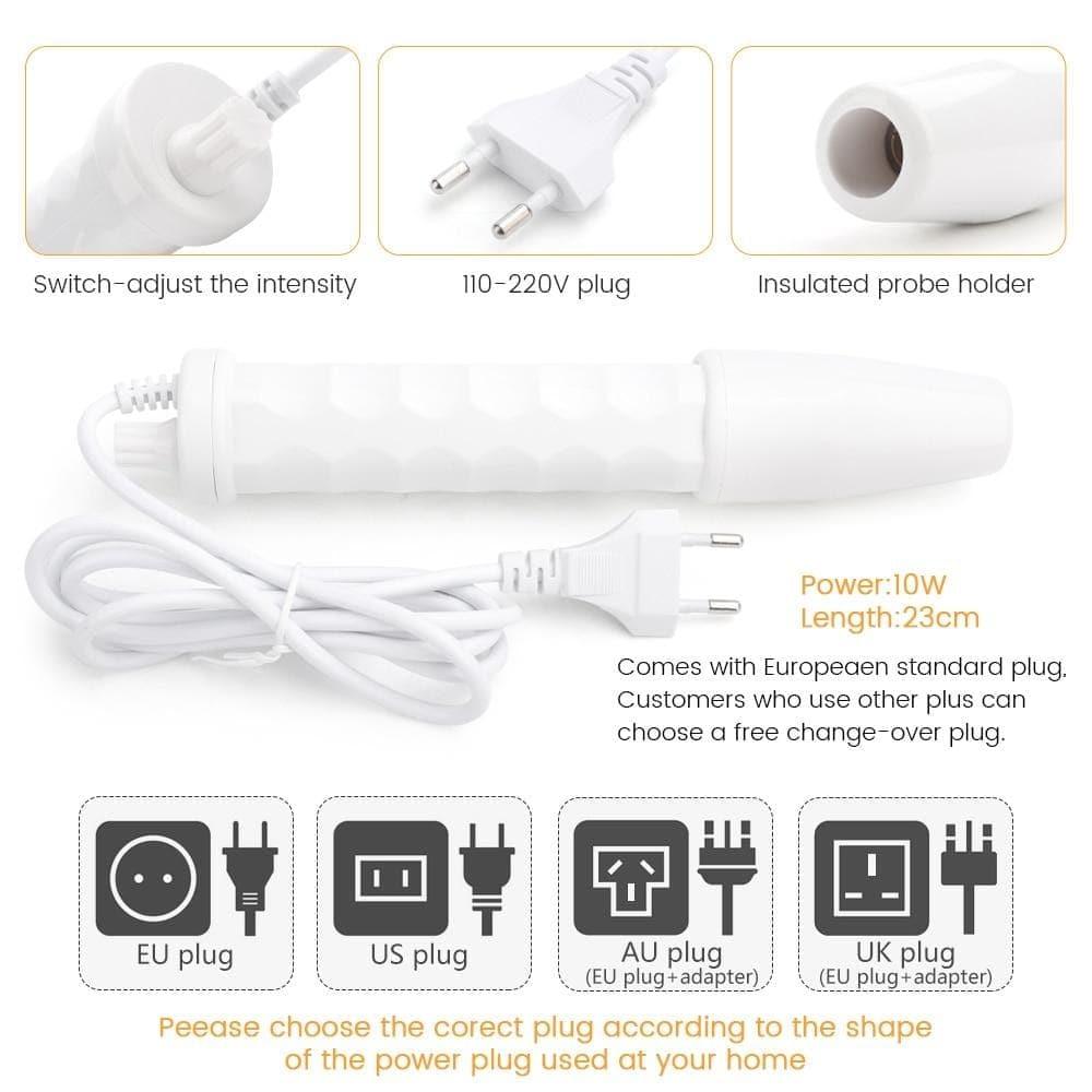 4 in 1 High Frequency Acne Spot Remover with Neon Electrotherapy - Ammpoure Wellbeing