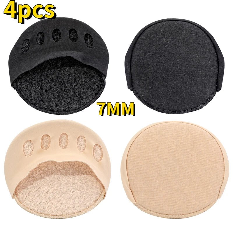 4/6/8Pcs Five Toes Forefoot Pads for Women High Heels Half Insoles Foot Pain Care Absorbs Shock Socks Toe Pad Massaging Toe Pad - Ammpoure Wellbeing