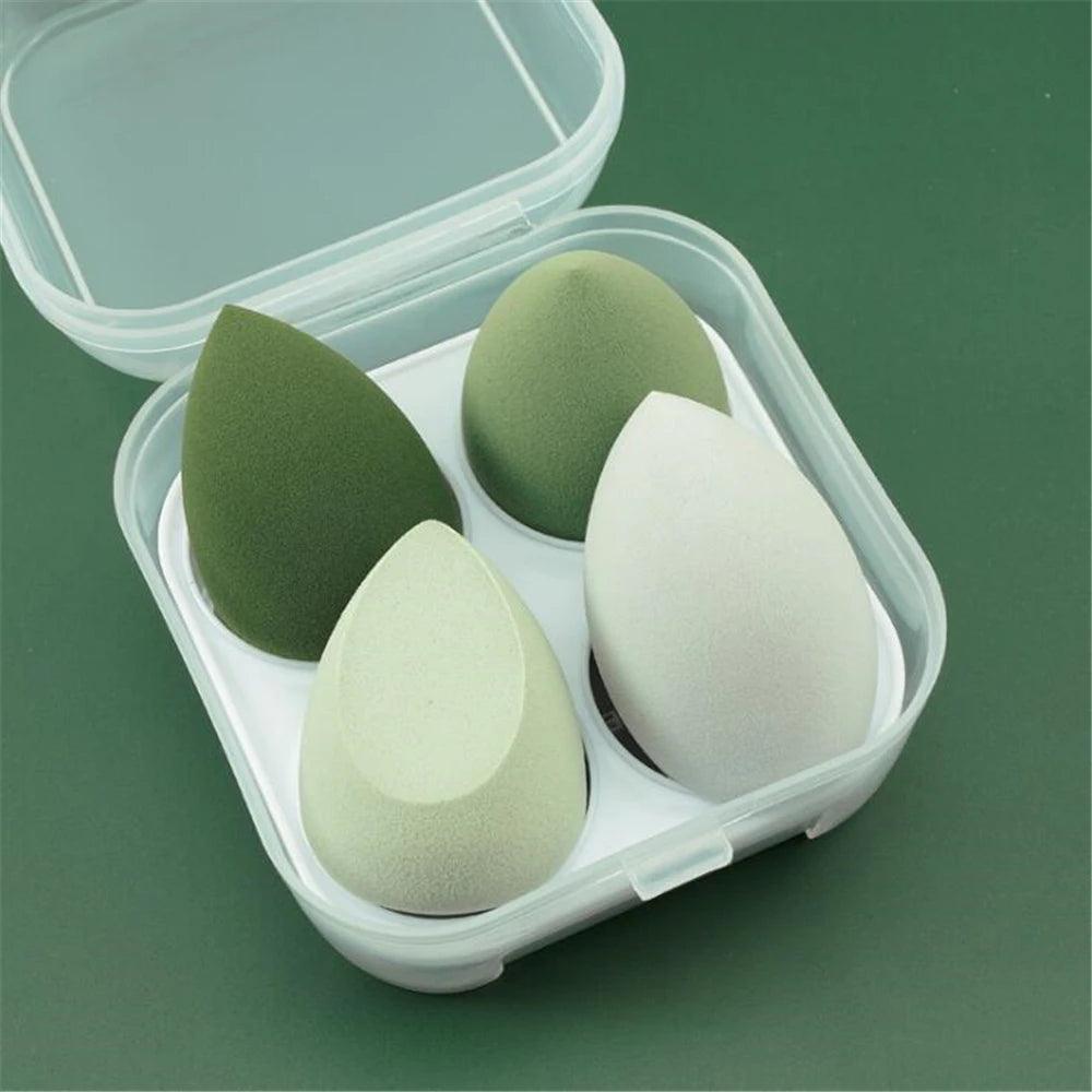 4/8pcs Makeup Sponge Blender Beauty Egg Cosmetic Puff Soft Foundation Sponges Powder Puff Women Make Up Accessories Beauty Tools - Ammpoure Wellbeing