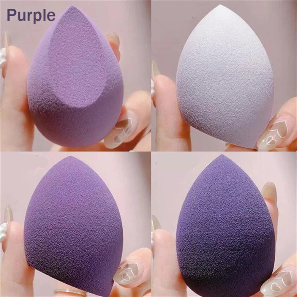 4/8pcs Makeup Sponge Blender Beauty Egg Cosmetic Puff Soft Foundation Sponges Powder Puff Women Make Up Accessories Beauty Tools - Ammpoure Wellbeing