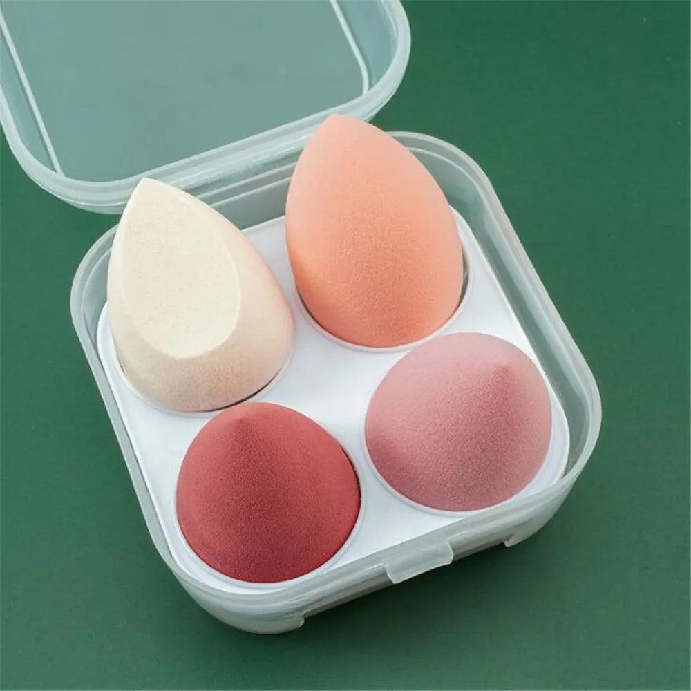 4/8pcs Makeup Sponge Blender Beauty Egg Cosmetic Puff Soft Foundation Sponges Powder Puff Women Make Up Accessories Beauty Tools - Ammpoure Wellbeing