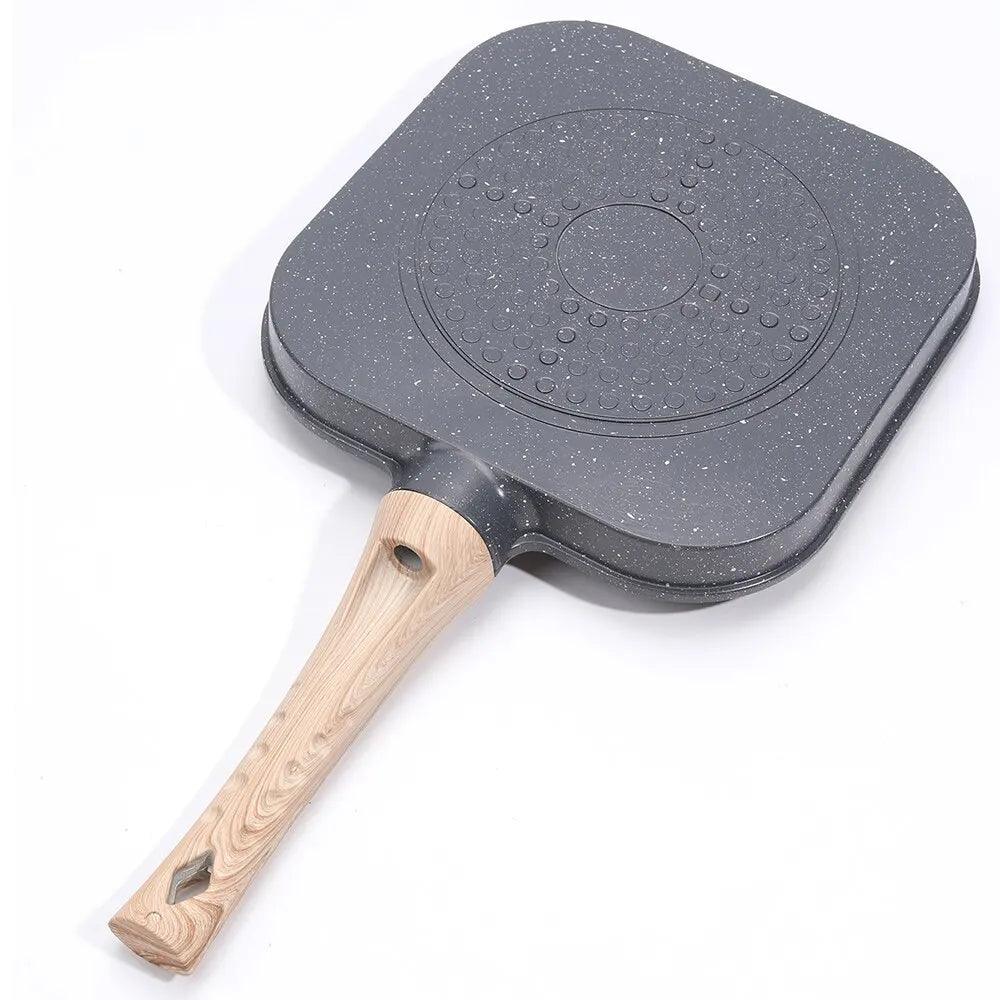 4hole Omelet Pan Frying Pot Thickened Nonstick Egg Pancake Steak Cooking Pans Hamburg Bread Breakfast Maker Induction Cookware - Ammpoure Wellbeing