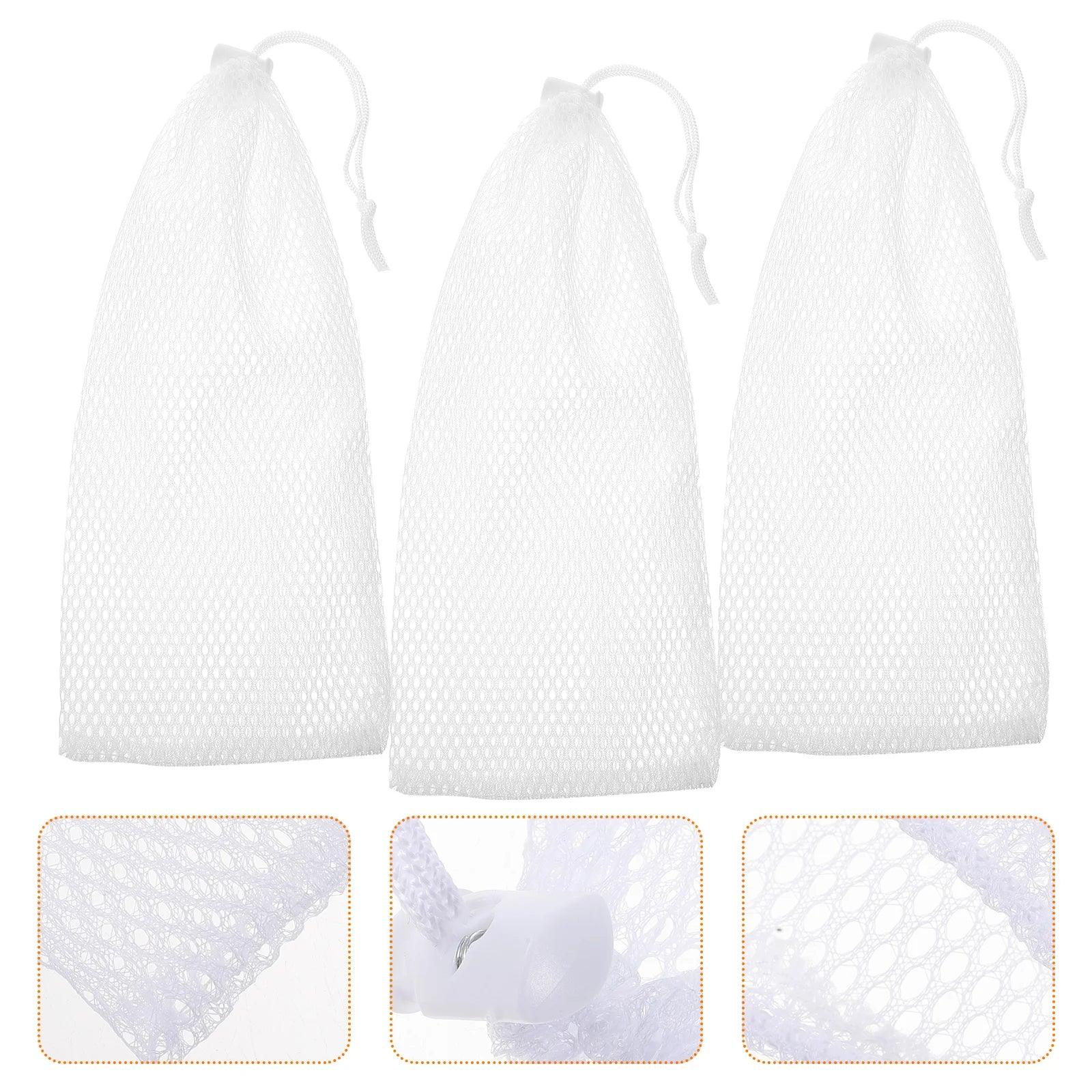 5 Pcs Bird Food Net Bag Wild Birds Finch Sacks Feeder Bags Mesh Polyester Feeding Pouch Feeders - Ammpoure Wellbeing