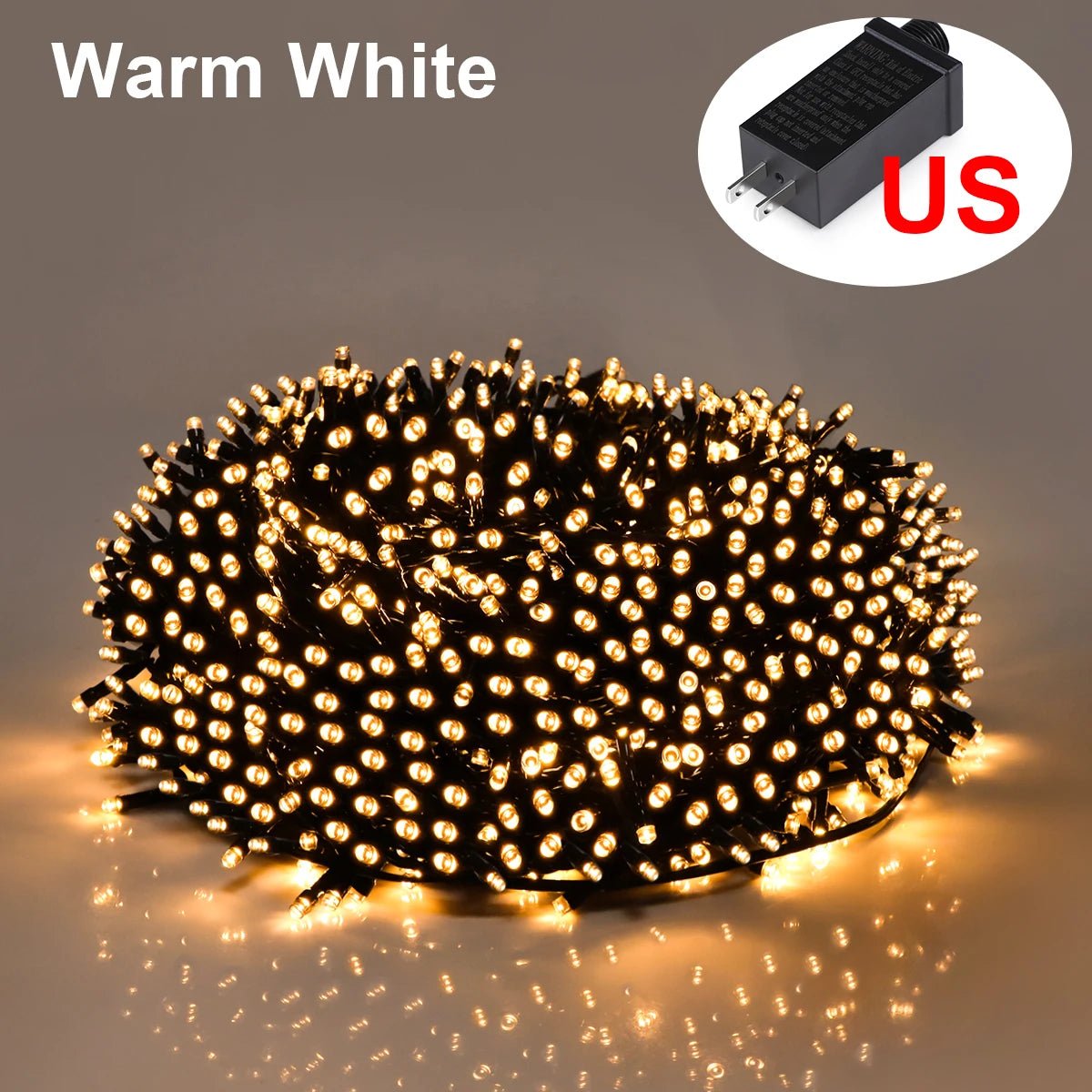 50M 100M 24V LED Christmas Lights Fairy Garland String Light Waterproof For Outdoor Garden Home Holiday New Year Party Decor - Ammpoure Wellbeing