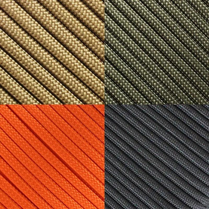 7 Strand 4mm Paracord 550 Military Tactical Parachute Cord Camping Survival Accessories Tent Lanyard DIY Bracelet Weaving Rope - Ammpoure Wellbeing