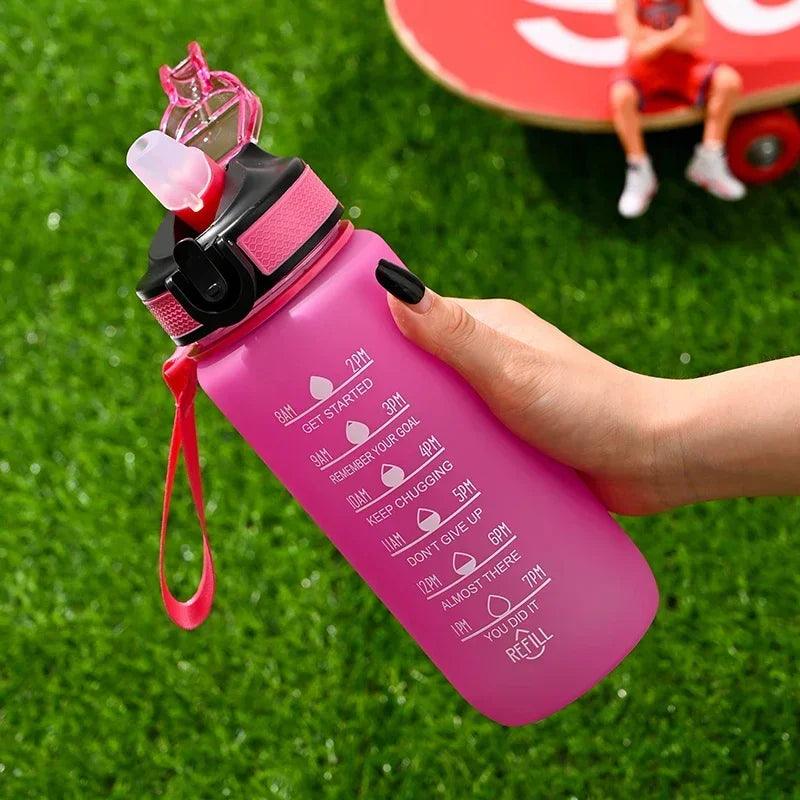 700ML Water Bottle Motivational Sport Water Bottle Leakproof Bottles Drinking Outdoor Travel Gym Fitness Jugs For Kitchen Cups - Ammpoure Wellbeing