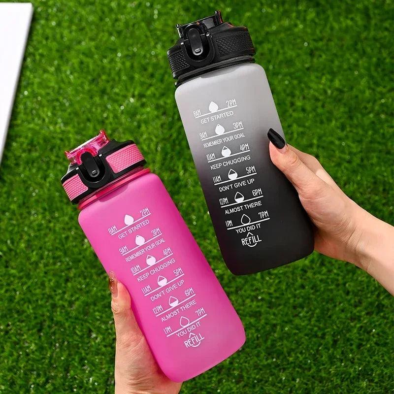 700ML Water Bottle Motivational Sport Water Bottle Leakproof Bottles Drinking Outdoor Travel Gym Fitness Jugs For Kitchen Cups - Ammpoure Wellbeing