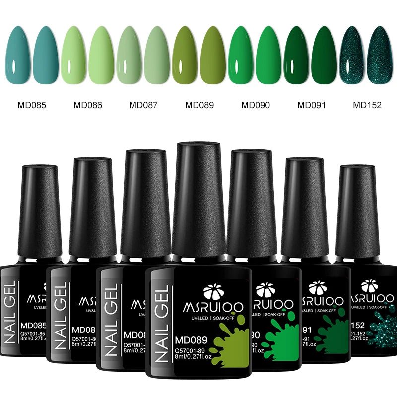 7pc Nail Gel Polish Set DIY Nail Art Design All For Decoration Soak Off UV Gel Long Lasting Manicure Painting Gel Vernis Kits - Ammpoure Wellbeing