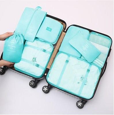 8Pcs/set Large Capacity Luggage Storage Bags For Packing Cube Clothes Underwear Cosmetic Travel Organizer Bag Toiletries Pouch - Ammpoure Wellbeing