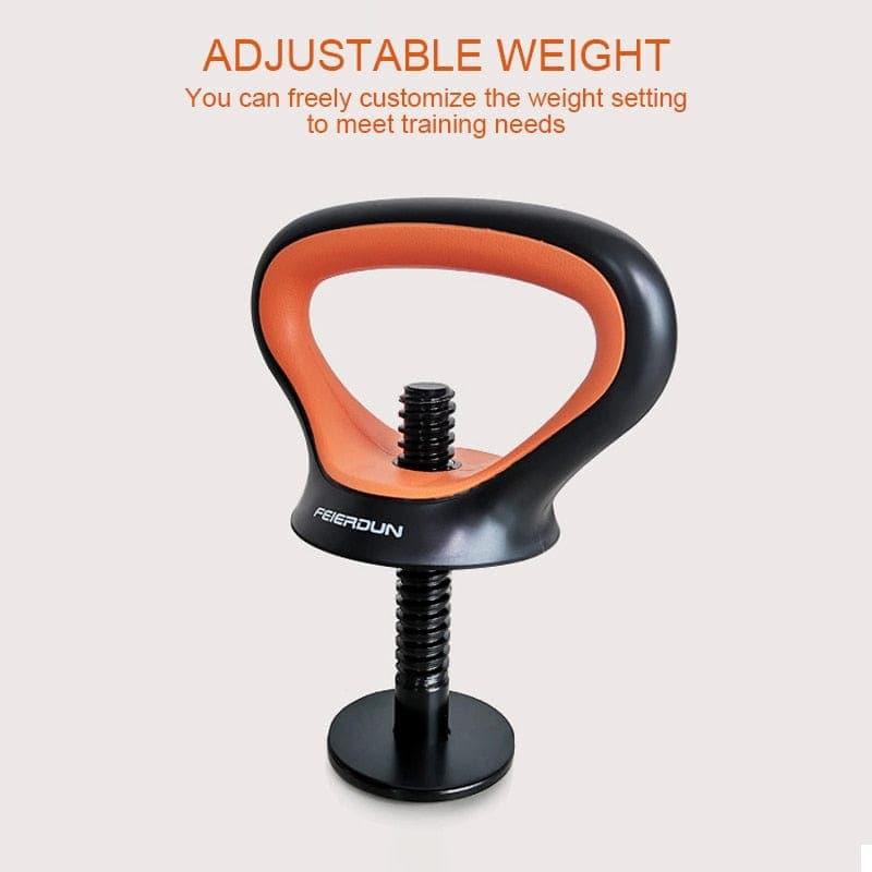 Adjustable Fitness Kettlebell Handle For Use With Weight Plates Home Gym Workout Comfortable Kettle Bell Grip Dumbbell Equipment - Ammpoure Wellbeing